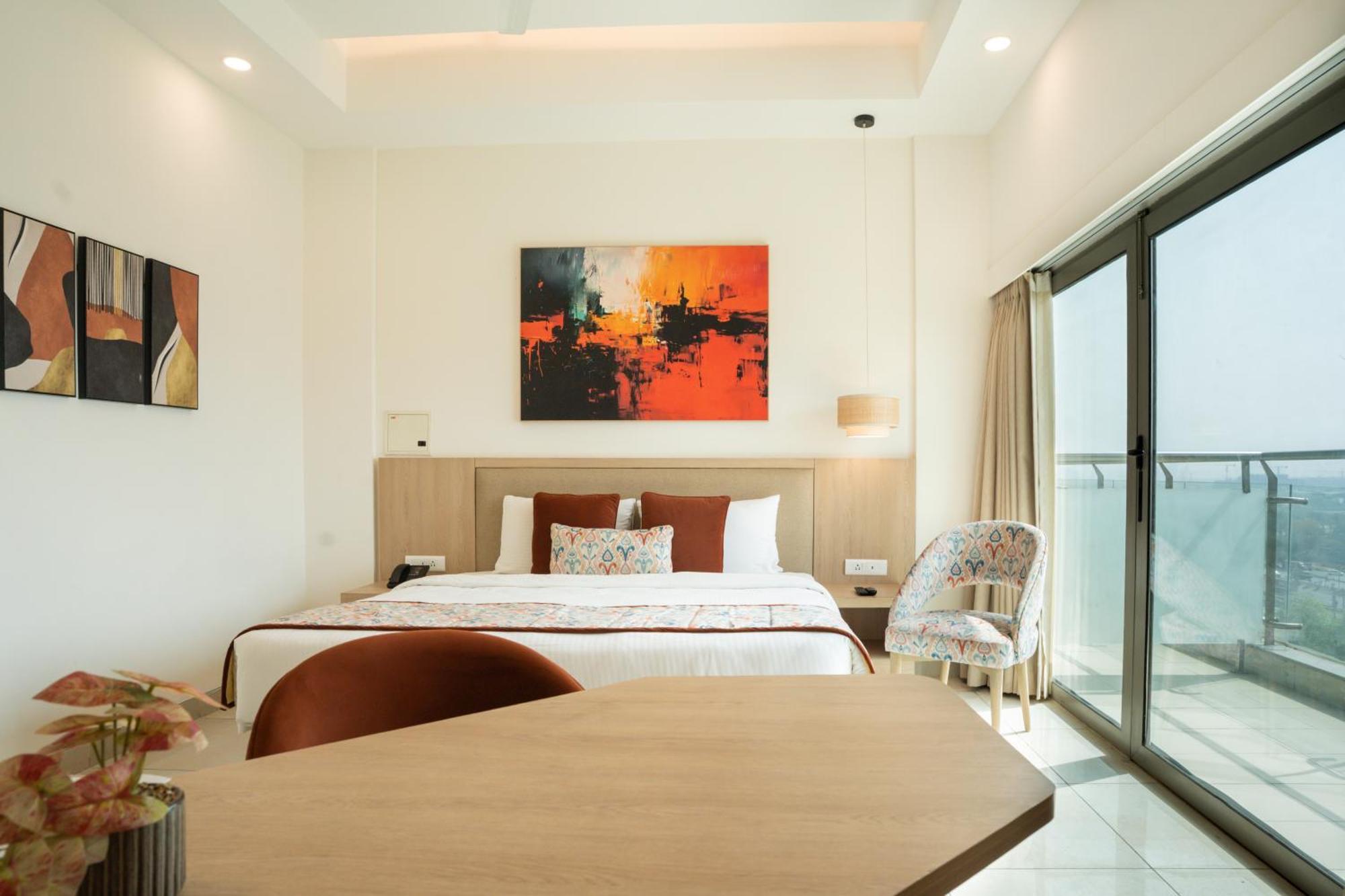 Ar Suites Klj Square Gurgáon Kültér fotó
