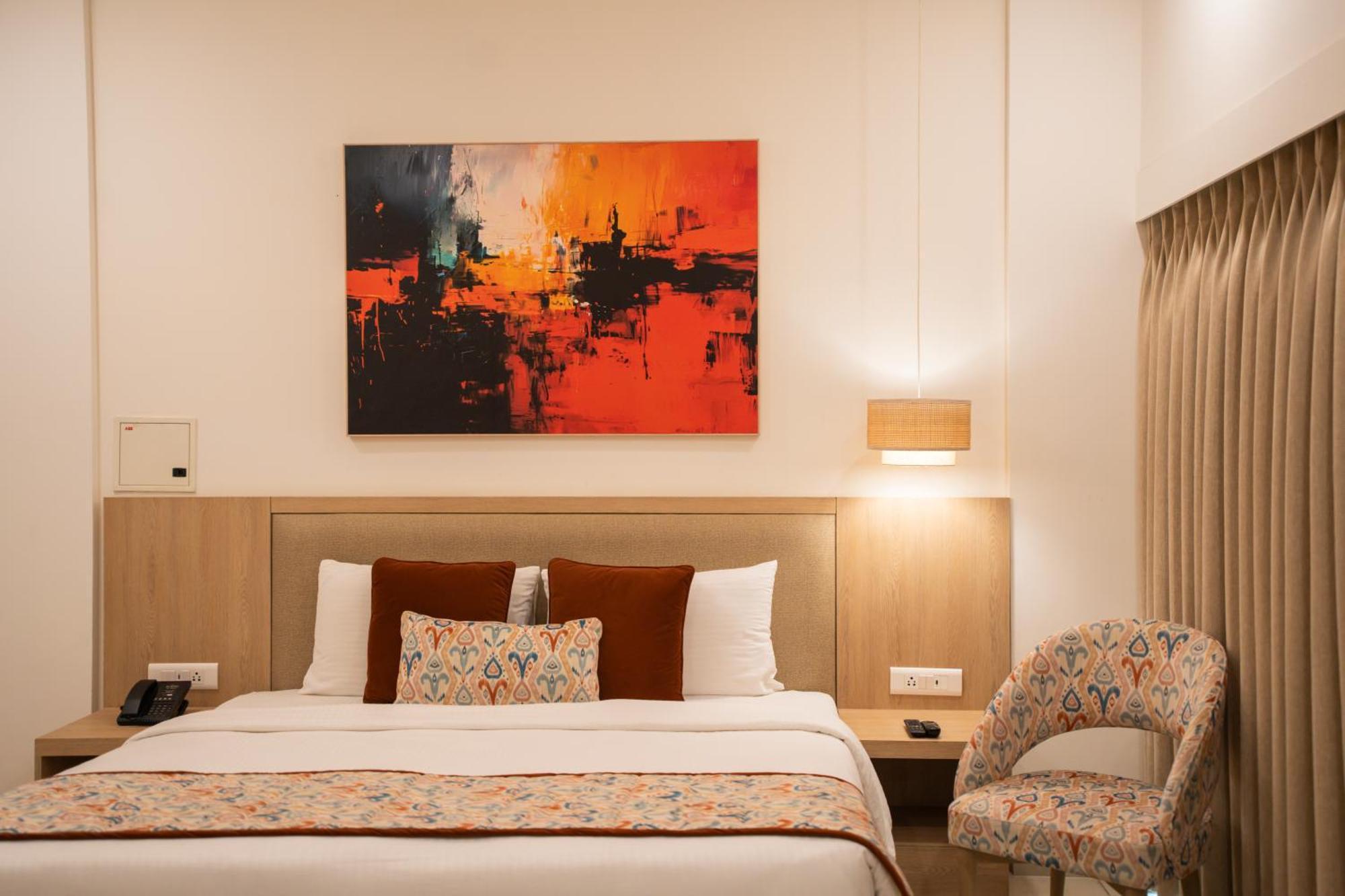 Ar Suites Klj Square Gurgáon Kültér fotó